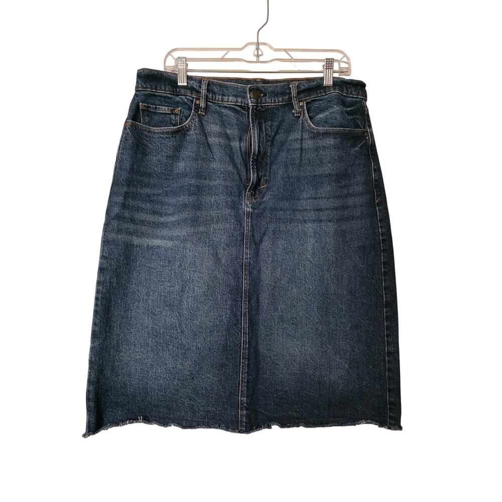 a.n.a Size 14 Women's High Rise Jean Skirt